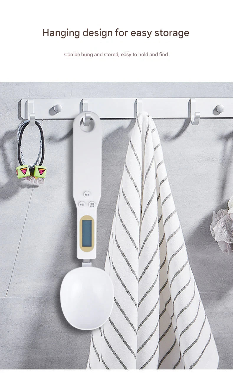 Kitchen Spoon Scale Baking Weighing Baby Milk Powder Infant Food Scale Household Measuring Spoon Detachable Head High Precision