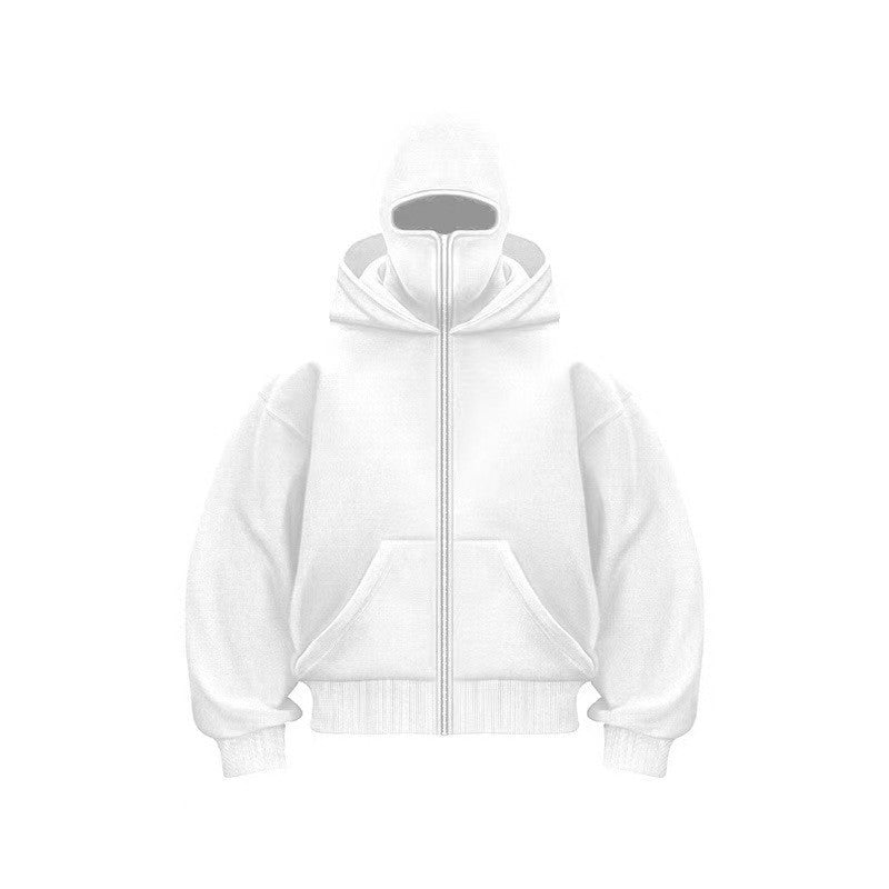 New Arrival Cross Border Spring Autumn Unique Double Layered Hooded Zipper Sweatshirt Loose Fit Street Style for Couples