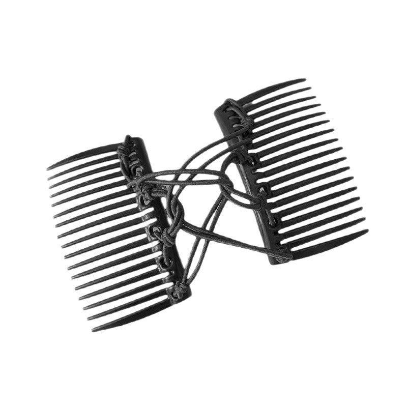 New European and American Fashion Magic Double Row Elastic Hair Comb Insert Comb Cross-Border AliExpress Back of Head Export Hair Styling Tool